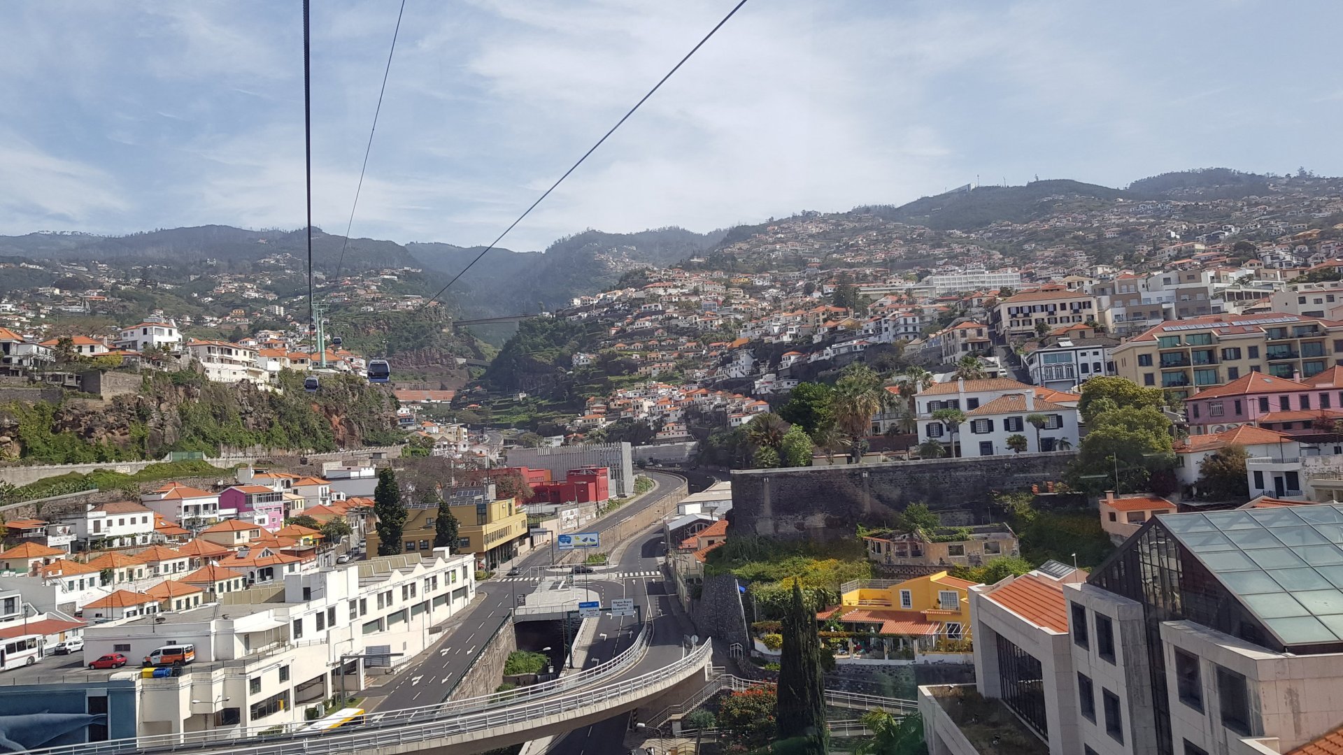 Madeira, Funchal, Seilbahnfahrt zum Monte
